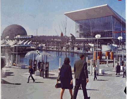 Pavillons de l'URSS et des États-Unis, 1967
