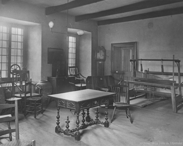 La chambre canadienne du Château Ramezay. Photographie d’Edgar Gariépy. BM42,G-758