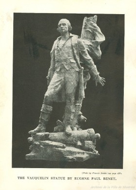 Monument Vauquelin. Années 1920. BM1,S5,P2185