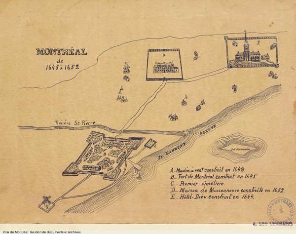 Montréal de 1645 à 1652, [19-], BM5,C26-042