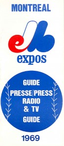Guide de presse des Expos de Montréal, 1969