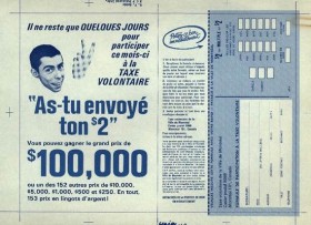 La taxe volontaire, 1968