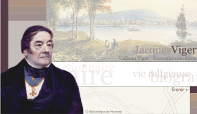 Image de l'interface de l'exposition sur l'Album Jacques Viger