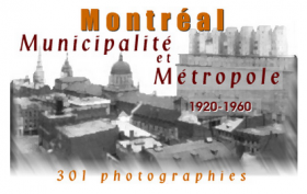 Logo de l'exposition virtuelle "Montréal Municipalité et Métropole"