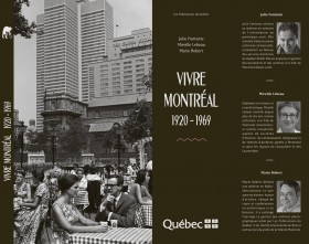Page couverture du livre Vivre Montréal 1920-1969