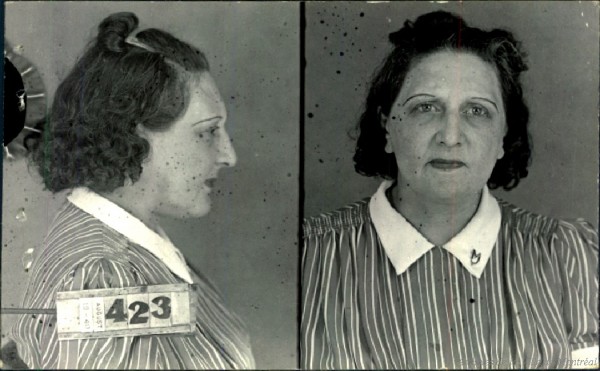 Marguerite Smith, arrêtée pour avoir tenu une maison de prostitution au 1225 de Bullion