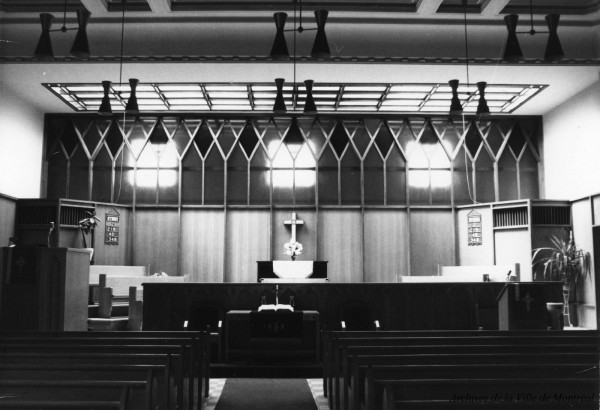 Intérieur de l'église Union United Church, années 1970, VM6R4335-2-002