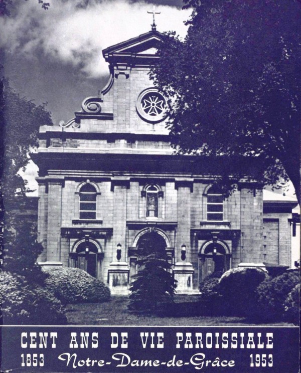 Page couverture de la publication «Cent ans de vie paroissiale : Notre-Dame-de-Grâce». 1953, VM6,R3690-2_5375_100