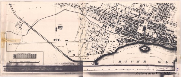 Le canal de Lachine, vers 1825, VM66-3P033
