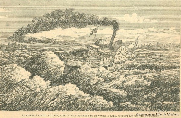 Le bateau à vapeur Filgate, vers 1873, VM6-D1238-1-2