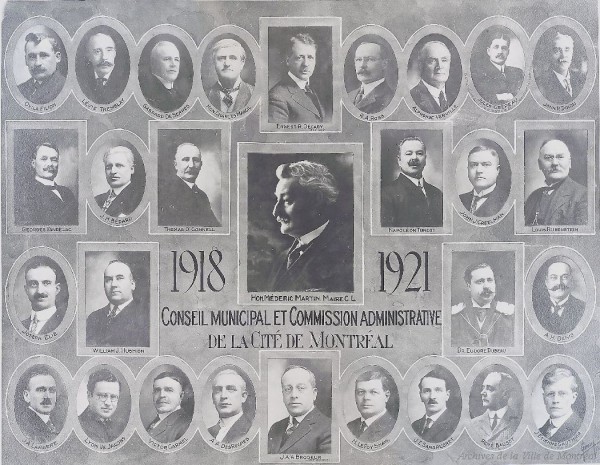 Conseil municipal. 1918. VM1,S28,D1.