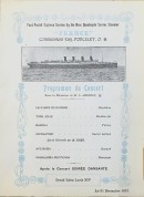 Carnet de voyage, Paquebot France. 1913. BM1,S1,SS7.
