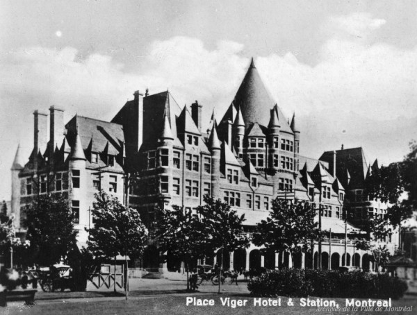 Gare-hôtel de l'hôtel Viger, début 20e siècle, P500-Y-1_20-011