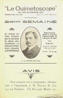 Programme - Ouimetoscope. 1906. BM1-11_11.