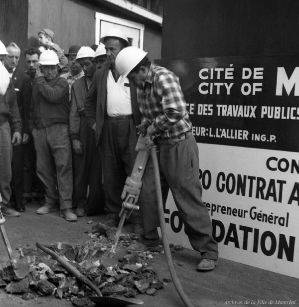 Inauguration des travaux, 23 mai 1962, VM94-M003-007