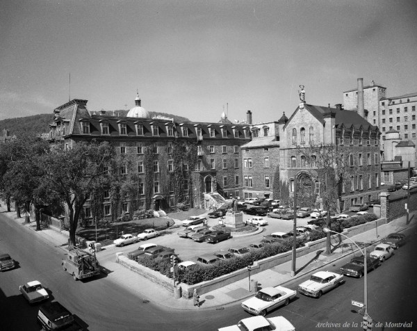 Hôtel-Dieu de Montréal, photo de Rhéal Benny, 9 juin 1961, VM94-Z1477-4