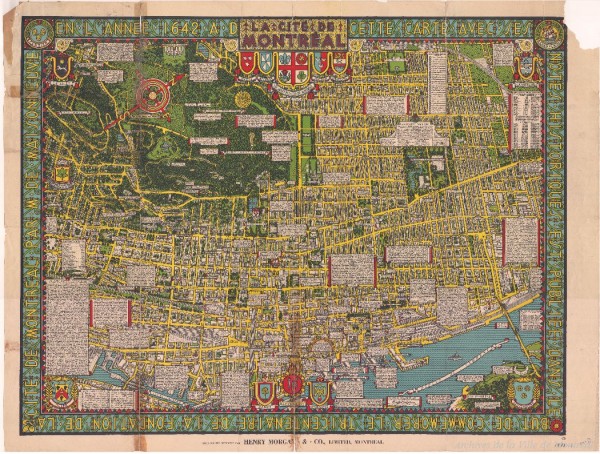 La Cité de Montréal : carte historique, 1942, VM66-S6P062