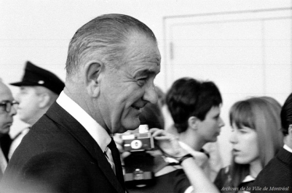 Lyndon B. Johnson, président des États-Unis à Expo 67, 25 mai 1967, VM94-X18-067