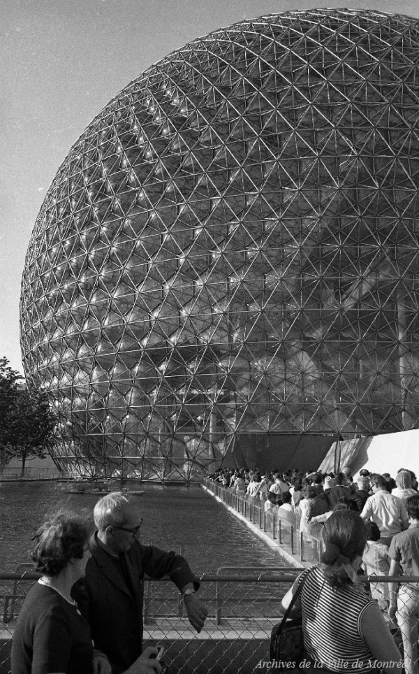 La Biosphère, photo de Yvon Bellemare, 1968, VM94-EX136-406