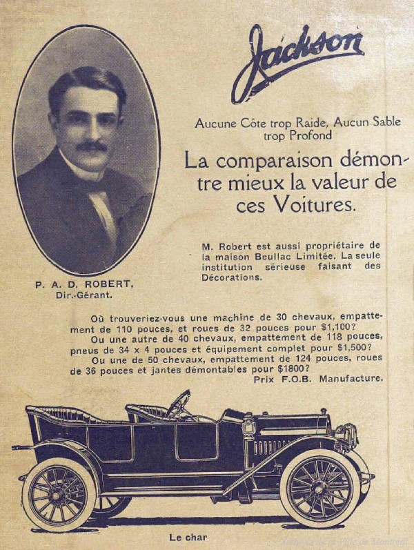 Publicité pour les voitures Jackson, 1912, P98-01_045_28