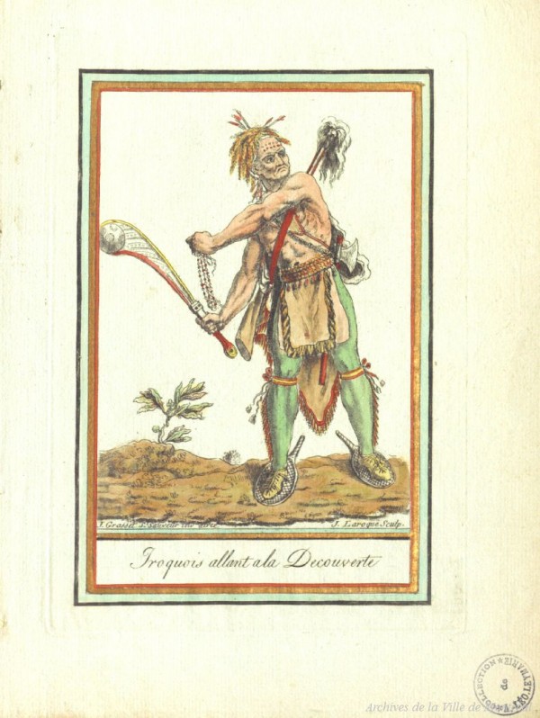 Iroquois allant à la découverte par Jacques Grasset de Saint-Sauveur, entre 1796 et 1804, BM5-3_18P051_C66-1739b