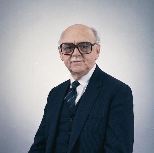 Le maire Jean Drapeau, photographie de Réjean Martel, 1986, VM94-Pc-351-6