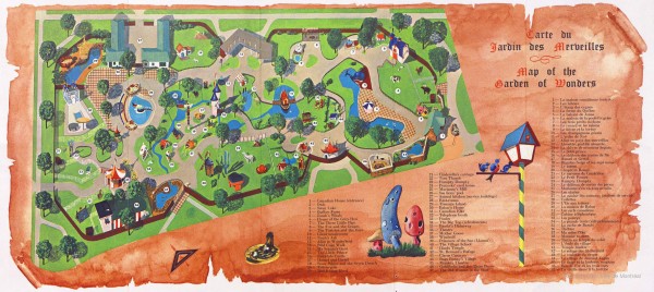 16.	Carte du Jardin des Merveilles. VM166-D1901-38-7-2 (extrait). Archives de la Ville de Montréal.
