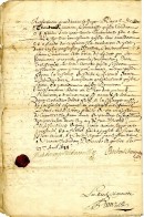 10. Jacques René de Brisay, gouverneur de 1685 à 1689. Concession de terres dans la seigneurie de Lanoraie, signée en 1688. BM7-1_07P027. En savoir plus.