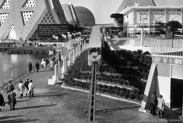 Inauguration de l'Expo 67. 27 avril 1967. VM94-X003-018. Archives de la Ville de Montréal.