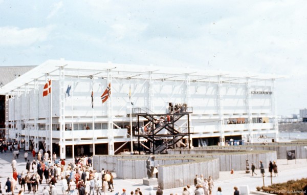 Pavillon de la Scandinavie. Été 1967. VM94-EXd281-055. Archives de la Ville de Montréal.