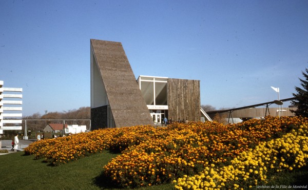 Pavillon de l’état du Vermont / Rhéal Benny. – 1967. Archives de la Ville de Montréal. VM94-EXd006-083
