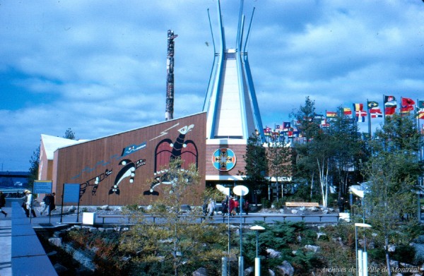 Pavillon des Indiens du Canada. – 1967. Archives de la Ville de Montréal. VM97-Y_1P208