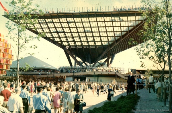 Pavillon du Canada / Michel Sokolyk. - 1967. Archives de la Ville de Montréal. P124_1P020
