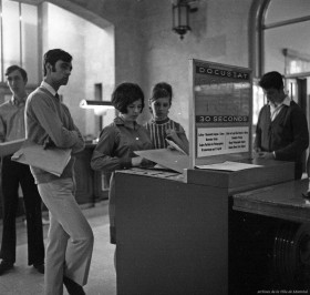 Bibliothèque centrale. 26 août 1968. VM94-U0559-006. Archives de la Ville de Montréal.