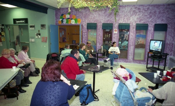 Centre d’hébergement pour les réfugiés. 8 janvier 1998. VM94-1998-0001-023. Archives de la Ville de Montréal.