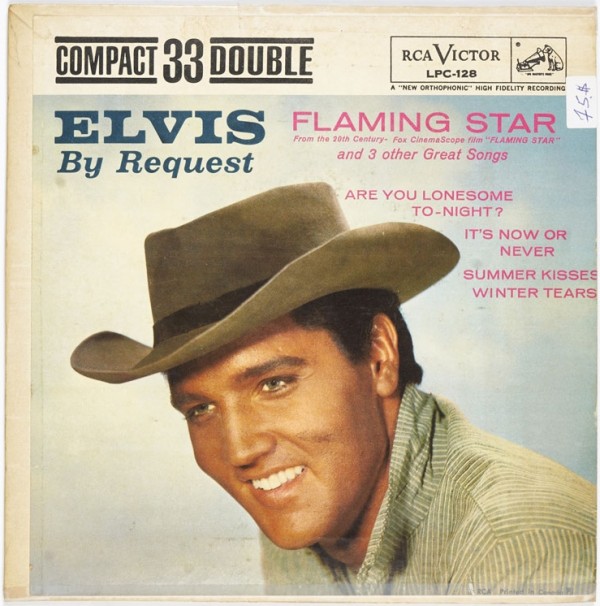 Disque d'Elvis produit par la RCA-Victor. 2009.0313.1. Musée des ondes Emile Berliner.