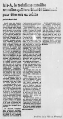 Le Devoir. 2 août 1968. VM166-R3079. Archives de la Ville de Montréal.