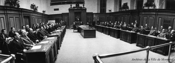 Conseil municipal de Montréal, 1965.