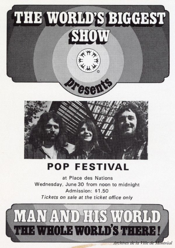 Affiche pour le Festival Pop. 1971. P067-2-D046-085. AVM.