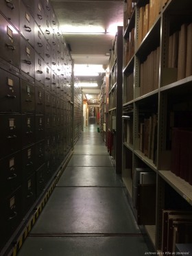 Les anciennes chambres fortes des archives à l'hôtel de ville. - 2018