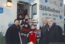 Projet Bibliobus, avec Gilles Grondin, André Lavallée et François Purcell. - [2006?]. P183-Y-D001-005. Archives de la Ville de Montréal