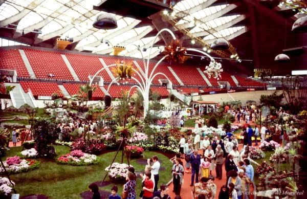 Floralies intérieures - Vélodrome. - 1980. - Archives de la Ville de Montréal. P189-2-05-P214